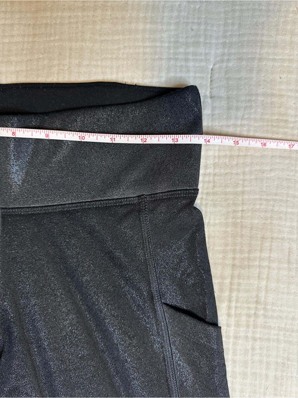 PINK Victoria's Secret Black Shimmery Leggings/yoga pants - Picture 6 of 6